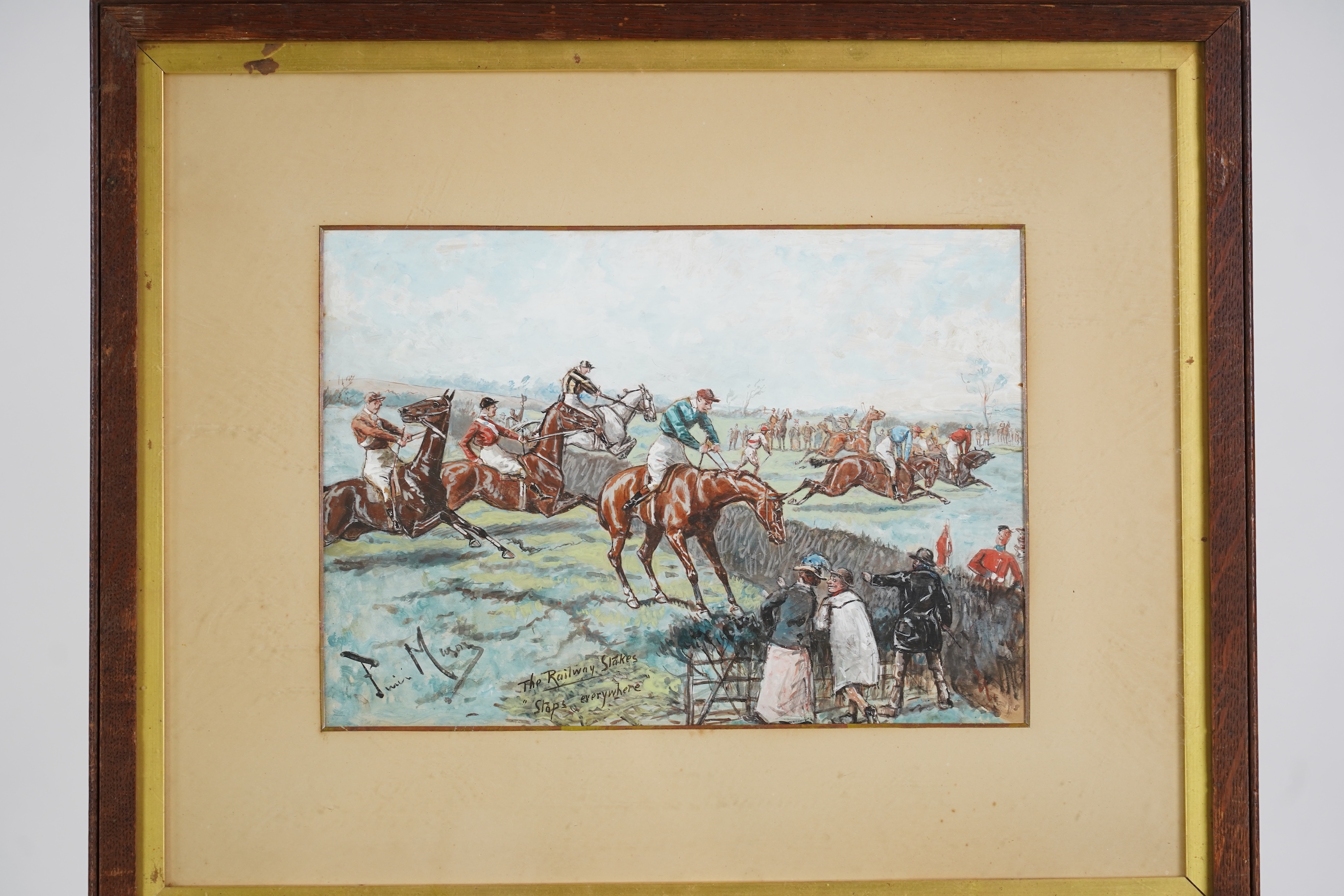 George Finch Mason (1850-1915), 'The Railway Stakes'
